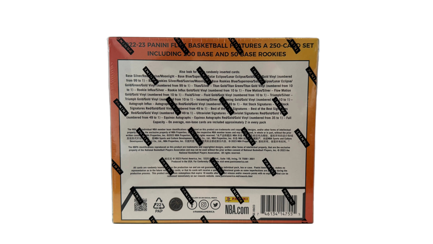 2022-2023 Panini NBA Flux Hobby Box (1 Auto)