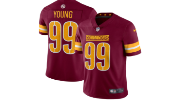 Chase Young Washington Commanders Nike Vapor Limited Jersey - Burgundy