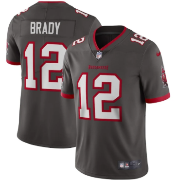Tom Brady Tampa Bay Buccaneers Grey Alternate Nike F.U.S.E Limited Jersey