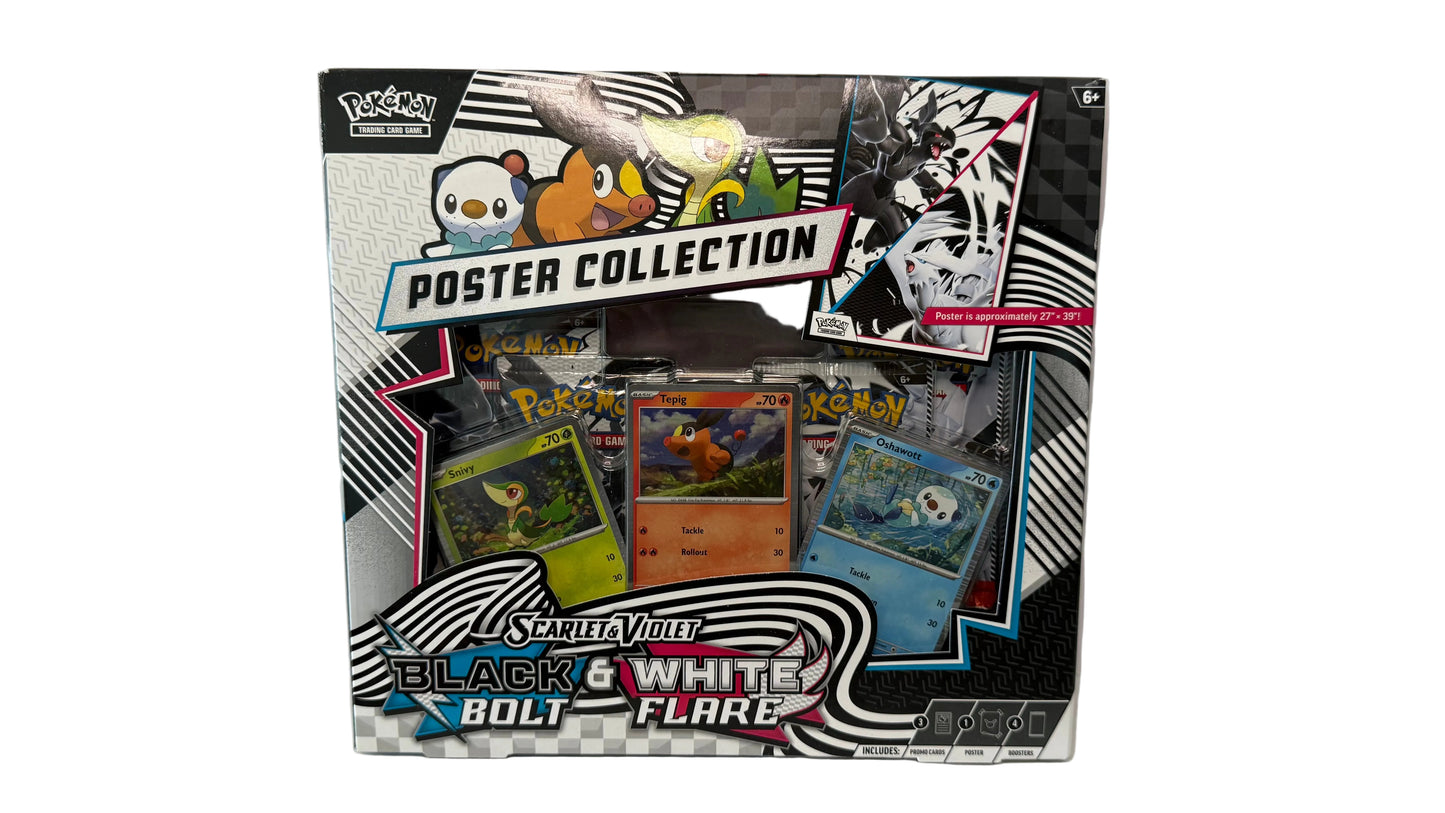 Pokemon Black Bolt White Flare Poster Collection