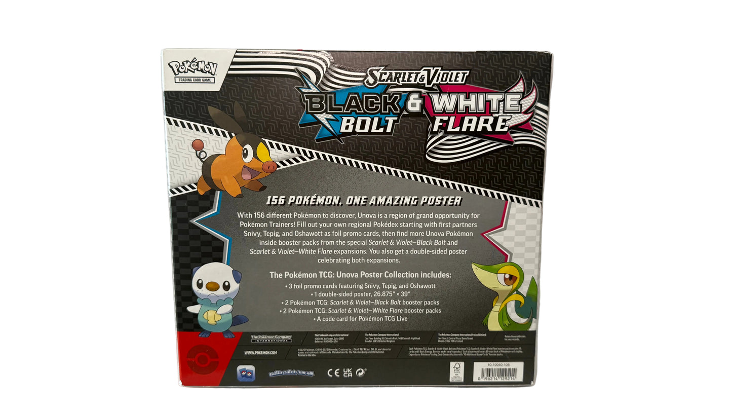 Pokemon Black Bolt White Flare Poster Collection