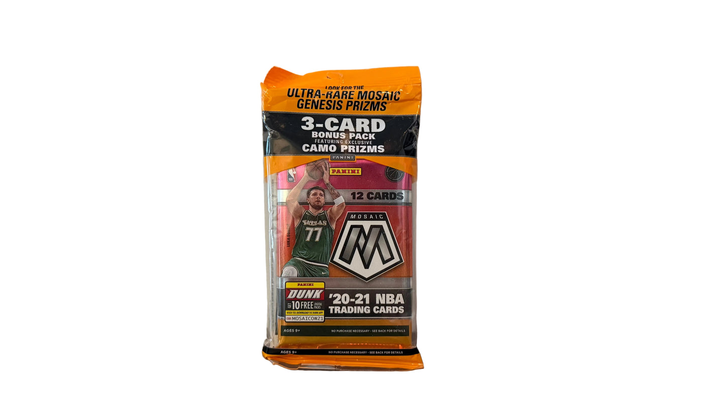 2020-2021 Panini NBA Mosaic Cello Pack