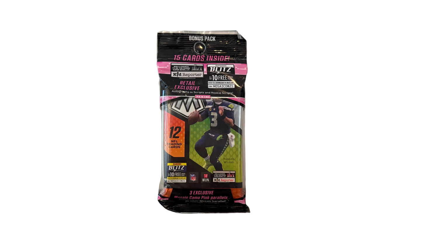 2021 Panini NFL Mosaic Cello Pack