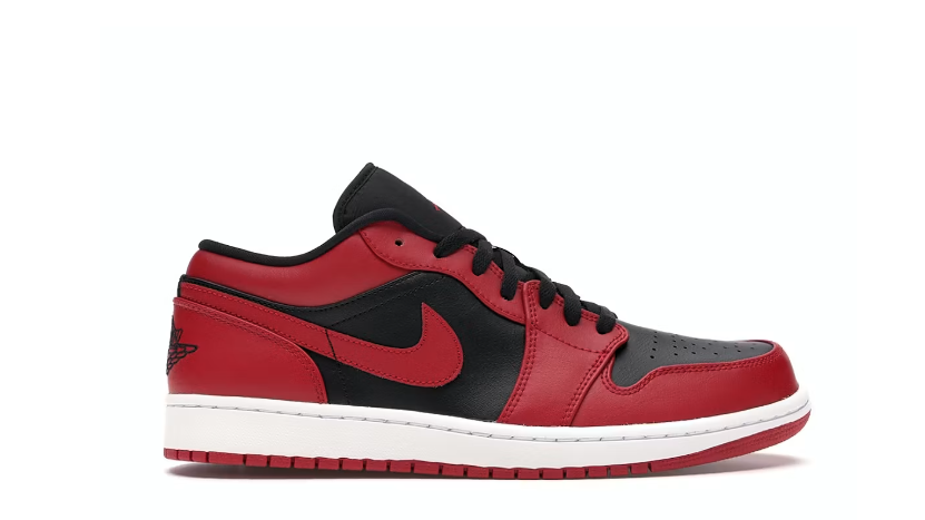 Nike Air Jordan 1 Reverse Bred Toe Low