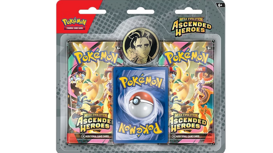 Pokemon Ascended Heroes 2 Pack Collection (Larry's Komala)