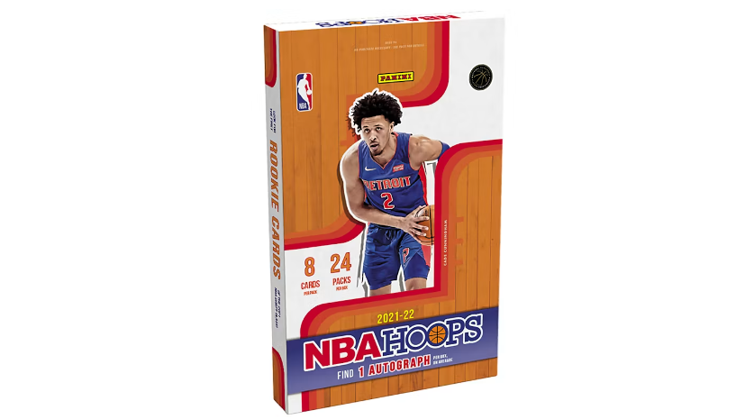 2021-2022 Panini NBA Hoops Hobby Box (1 auto per box)