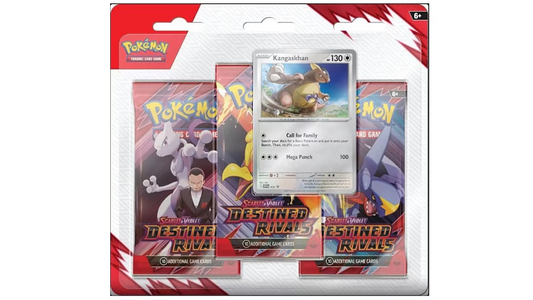 Pokemon Destined Rivals 3 Pack Blister (Assorted Promo)
