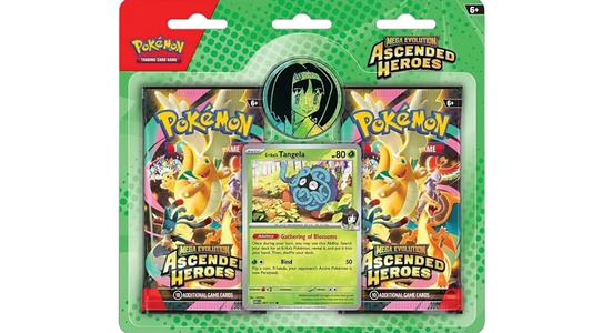Pokemon Ascended Heroes 2 Pack Collection (Erika's Tangela)