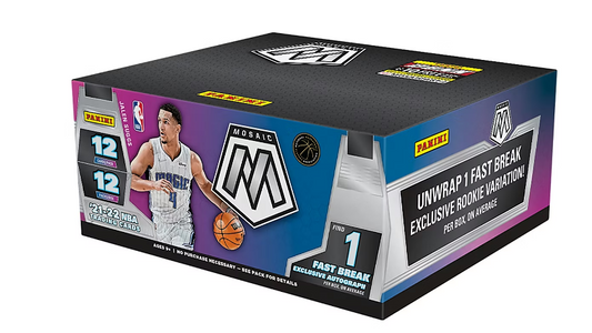 2021-2022 Panini NBA Mosaic Fast Break Hobby Box (1 Auto)