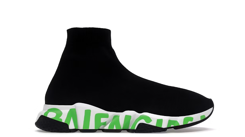 Balenciaga Speed Black Fluo Green
