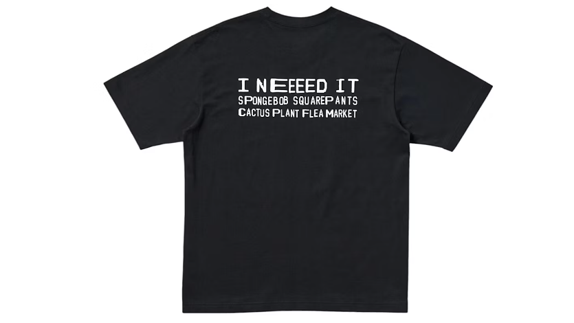 Uniqlo x CPFM SpongeBob SquarePants T-Shirt (Black Spongebob)