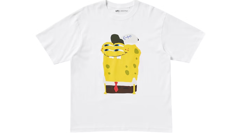Uniqlo x CPFM SpongeBob SquarePants T-Shirt (White Spongebob/Patrick)
