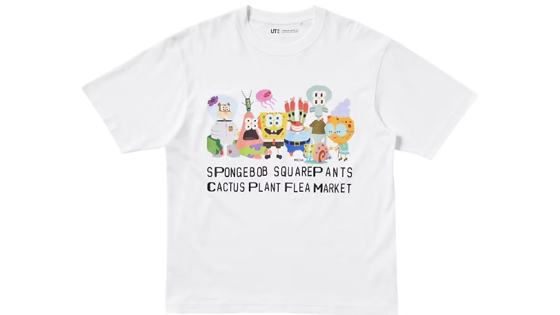 Uniqlo x CPFM SpongeBob SquarePants T-Shirt (White Group)