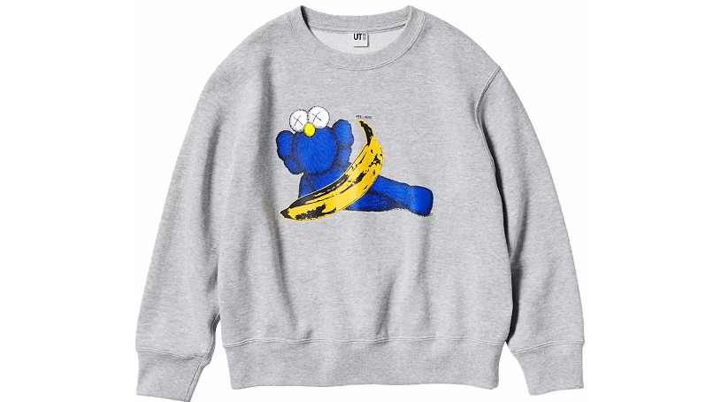 KAWS x Uniqlo Warhol Graphic Sweatshirt (Gray)