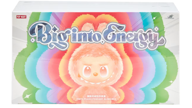 Pop Mart Labubu The Monsters Big into Energy Series Vinyl Plush Pendant Sealed Case (6 Blind Box)