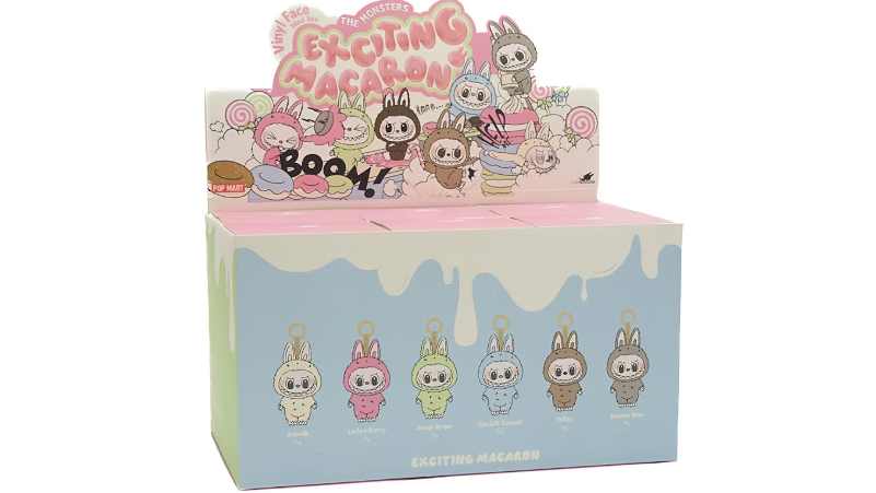 Pop Mart Labubu The Monsters Exciting Macaron Vinyl Face Sealed Case (6 Blind Boxes)