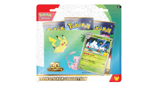 Pokemon 30th Celebration Tech Sticker Collection Alolan Exeggutor