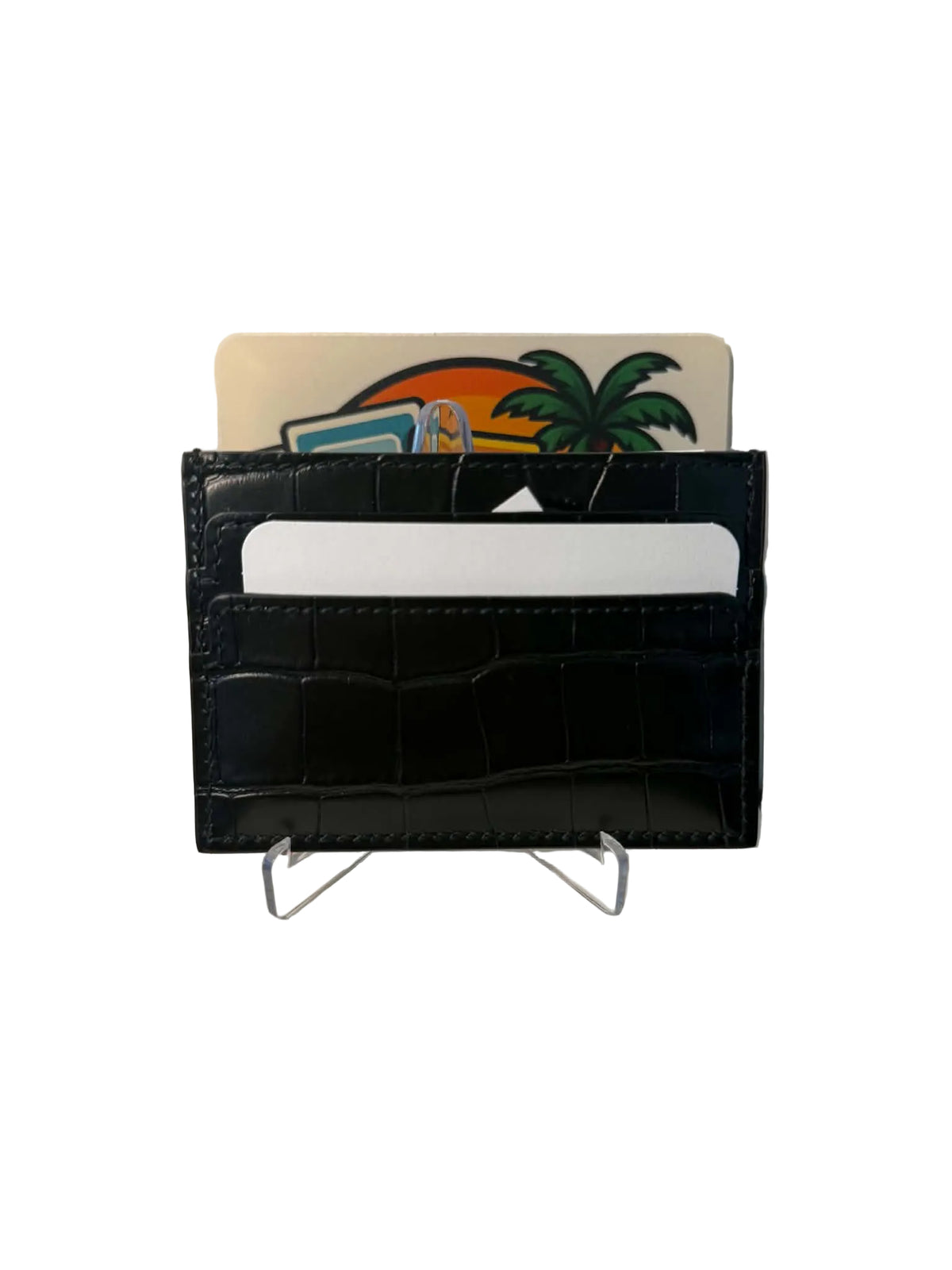 Alexander Mcqueen Embossed Skull Cardholder